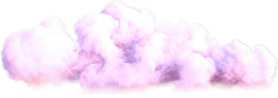 Realistic pink cloud.